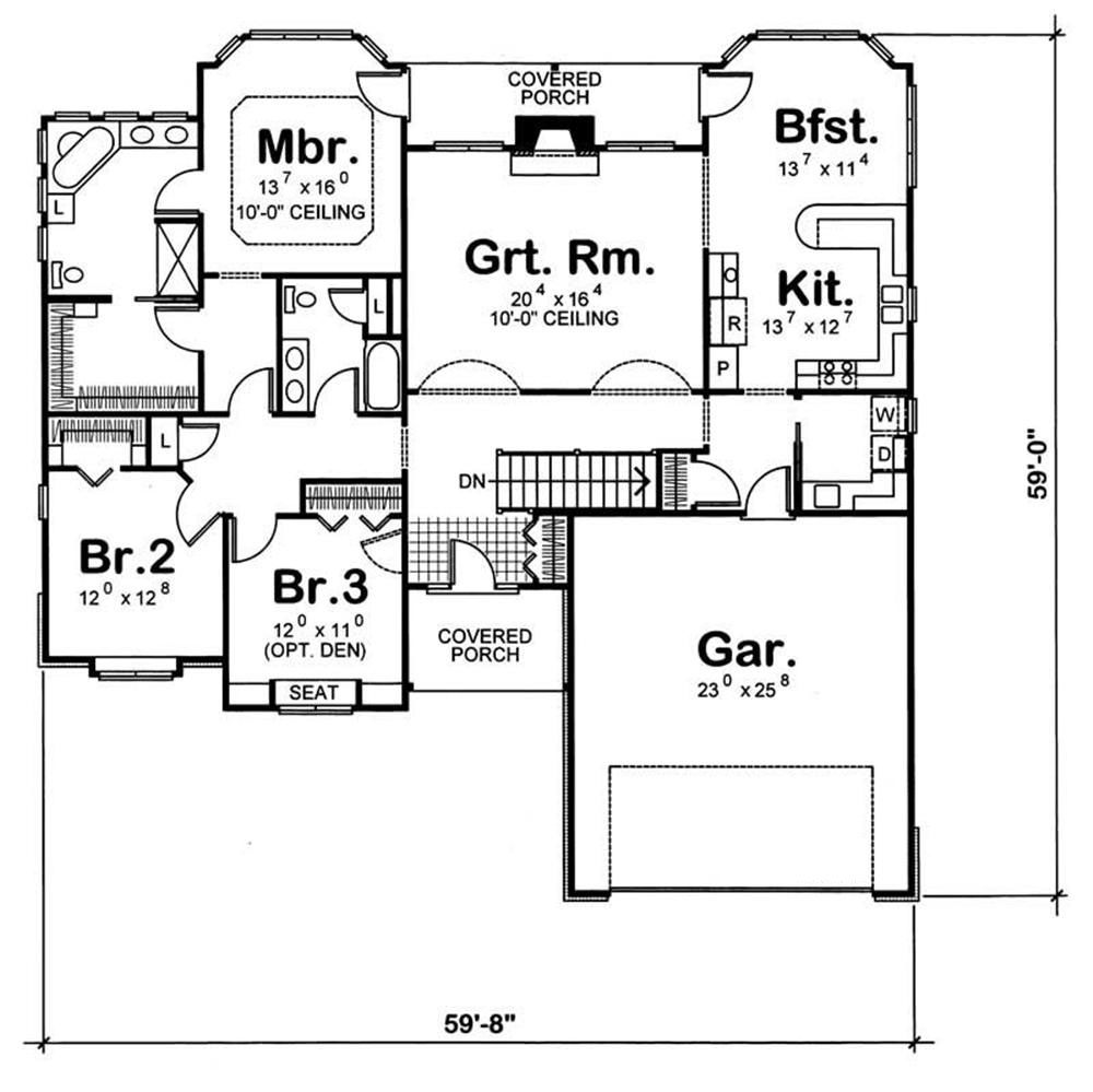 House Plan 120 1056 3 Bedroom 2100 Sq Ft Ranch 